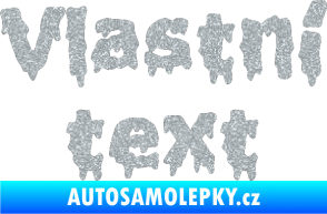 Samolepka Vlastní text - Liquidism Ultra Metalic stříbrná metalíza