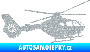 Samolepka Vrtulník 006 pravá Ultra Metalic stříbrná metalíza