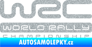 Samolepka WRC -  World Rally Championship Ultra Metalic stříbrná metalíza