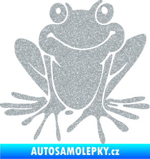 Samolepka Žába 008 pravá Ultra Metalic stříbrná metalíza