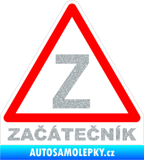 Samolepka Začátečník barevný   Ultra Metalic stříbrná metalíza