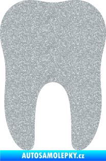 Samolepka Zub 001 stolička Ultra Metalic stříbrná metalíza