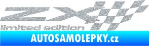 Samolepka ZX limited edition pravá Ultra Metalic stříbrná metalíza
