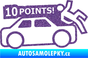 Samolepka 10 points  Ultra Metalic fialová