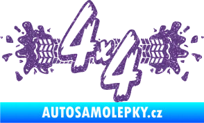 Samolepka 4x4 varianta 023 Ultra Metalic fialová