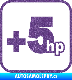 Samolepka +5hp 002 Ultra Metalic fialová