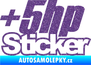 Samolepka + 5hp sticker 001 Ultra Metalic fialová