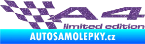 Samolepka A4 limited edition levá Ultra Metalic fialová