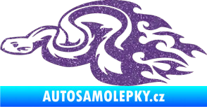 Samolepka Animal flames 042 levá had Ultra Metalic fialová