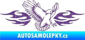 Samolepka Animal flames 054 pravá orel Ultra Metalic fialová