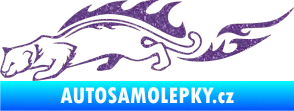 Samolepka Animal flames 056 levá puma Ultra Metalic fialová