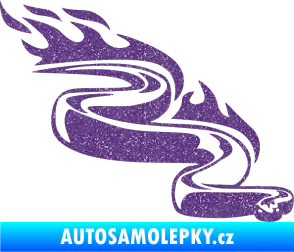 Samolepka Animal flames 064 pravá had Ultra Metalic fialová