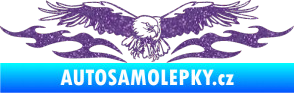 Samolepka Animal flames 100 pravá orel Ultra Metalic fialová
