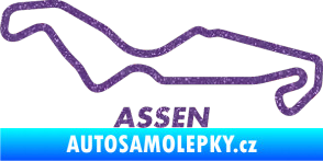 Samolepka Okruh Assen Ultra Metalic fialová