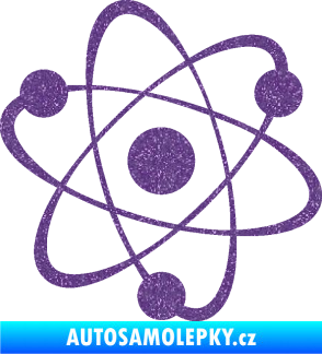 Samolepka Atom  Ultra Metalic fialová