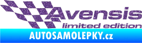 Samolepka Avensis limited edition levá Ultra Metalic fialová