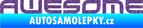 Samolepka Awesome Ultra Metalic fialová