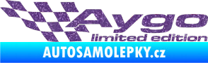Samolepka Aygo limited edition levá Ultra Metalic fialová