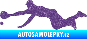 Samolepka Baseball 015 levá Ultra Metalic fialová
