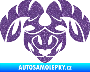 Samolepka Beran zvěrokruh 003  Ultra Metalic fialová