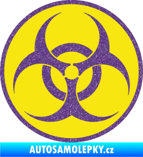 Samolepka Biohazard barevný  Ultra Metalic fialová