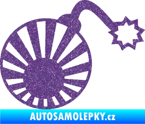 Samolepka Bomba 006 JDM pravá Ultra Metalic fialová