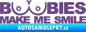 Samolepka Boobies 002  Ultra Metalic fialová