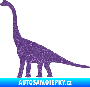 Samolepka Brachiosaurus 001 levá Ultra Metalic fialová