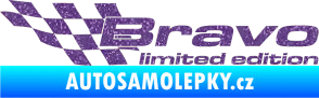 Samolepka Bravo limited edition levá Ultra Metalic fialová