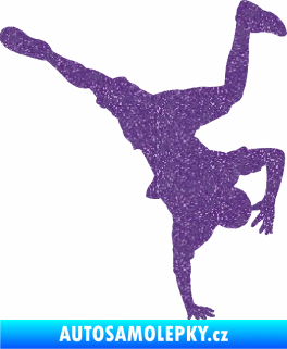 Samolepka Breakdance 001 pravá Ultra Metalic fialová