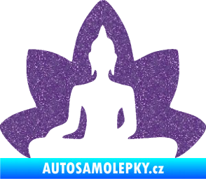 Samolepka Budha 003 levá  Ultra Metalic fialová