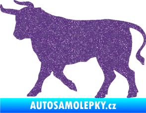 Samolepka Býk 011 levá Ultra Metalic fialová