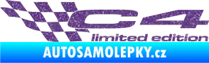 Samolepka C4 limited edition levá Ultra Metalic fialová