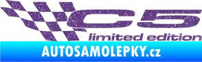 Samolepka C5 limited edition levá Ultra Metalic fialová