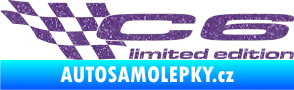 Samolepka C6 limited edition levá Ultra Metalic fialová
