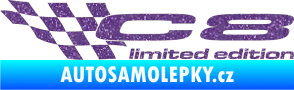 Samolepka C8 limited edition levá Ultra Metalic fialová