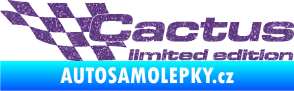 Samolepka Cactus limited edition levá Ultra Metalic fialová