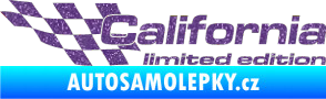 Samolepka California limited edition levá Ultra Metalic fialová
