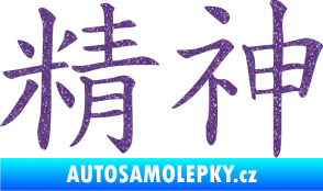Samolepka Čínský znak Spirit Ultra Metalic fialová