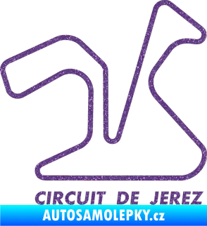 Samolepka Okruh Circuito de Jerez Ultra Metalic fialová