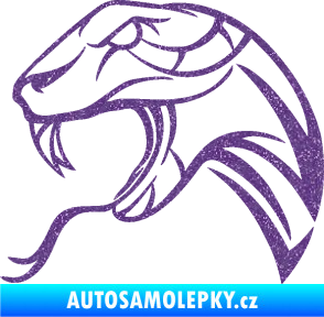 Samolepka Cobra 002 levá Ultra Metalic fialová