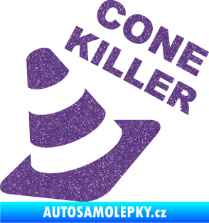 Samolepka Cone killer  Ultra Metalic fialová