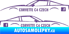 Samolepka Corvette C4 FB Ultra Metalic fialová
