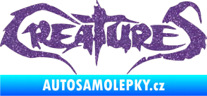 Samolepka Creatures Ultra Metalic fialová