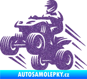 Samolepka Čtyřkolka 006 levá Ultra Metalic fialová
