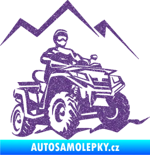Samolepka Čtyřkolka 007 pravá Ultra Metalic fialová