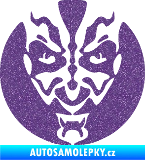 Samolepka Ďábel 001 Ultra Metalic fialová