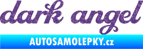 Samolepka Dark angel nápis Ultra Metalic fialová