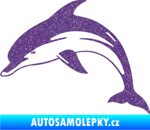 Samolepka Delfín 002 levá Ultra Metalic fialová