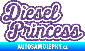 Samolepka Diesel princess nápis Ultra Metalic fialová